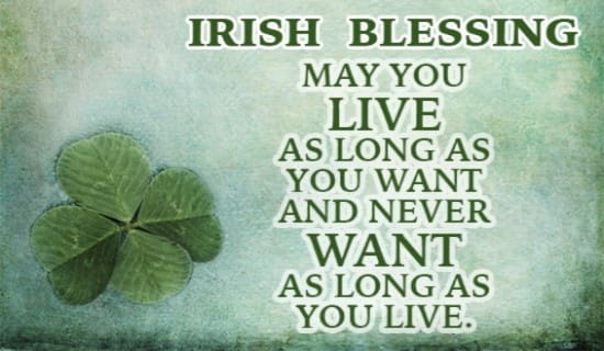 irish blessing for life